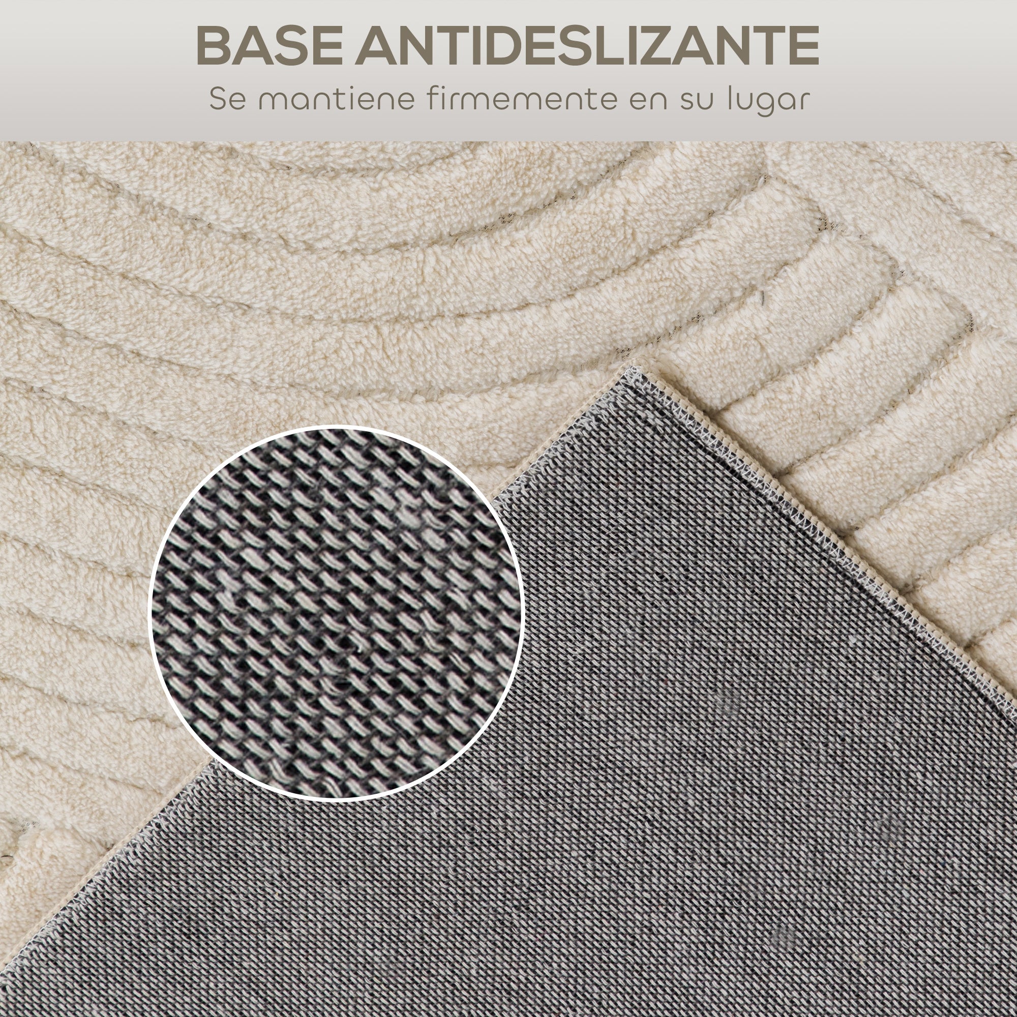 Tapis de Salon Homcom 160x120 cm - Gris Clair