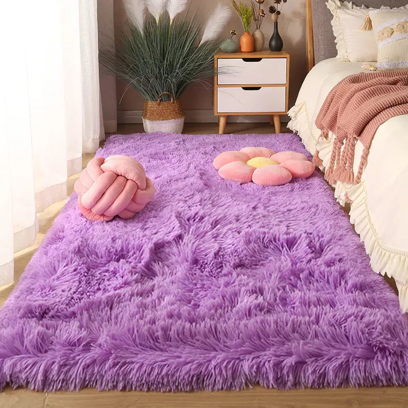 Tapis Poils Longs Camel
