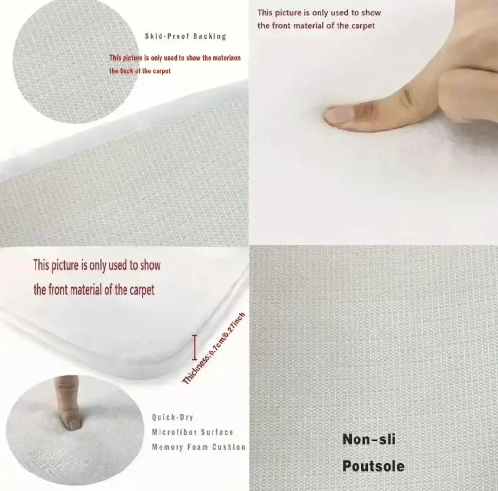 Tapis Flanelle Salon Modèle 1