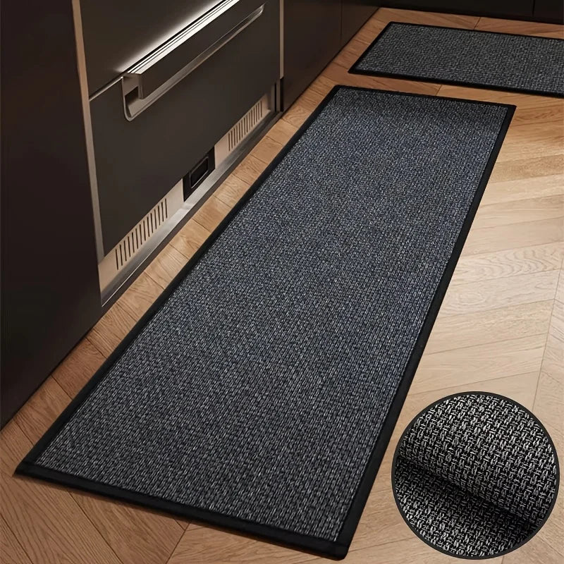 Tapis Cuisine Long Marron Antidérapant