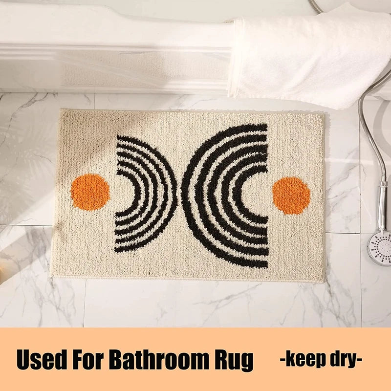 Tapis de Bain Boho Inyahome - Crème