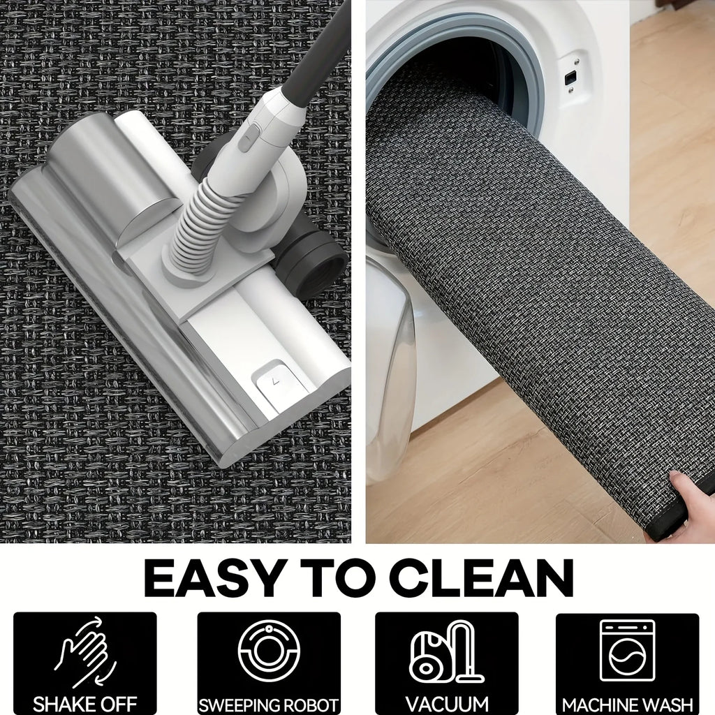 Tapis Cuisine Long Noir Antidérapant