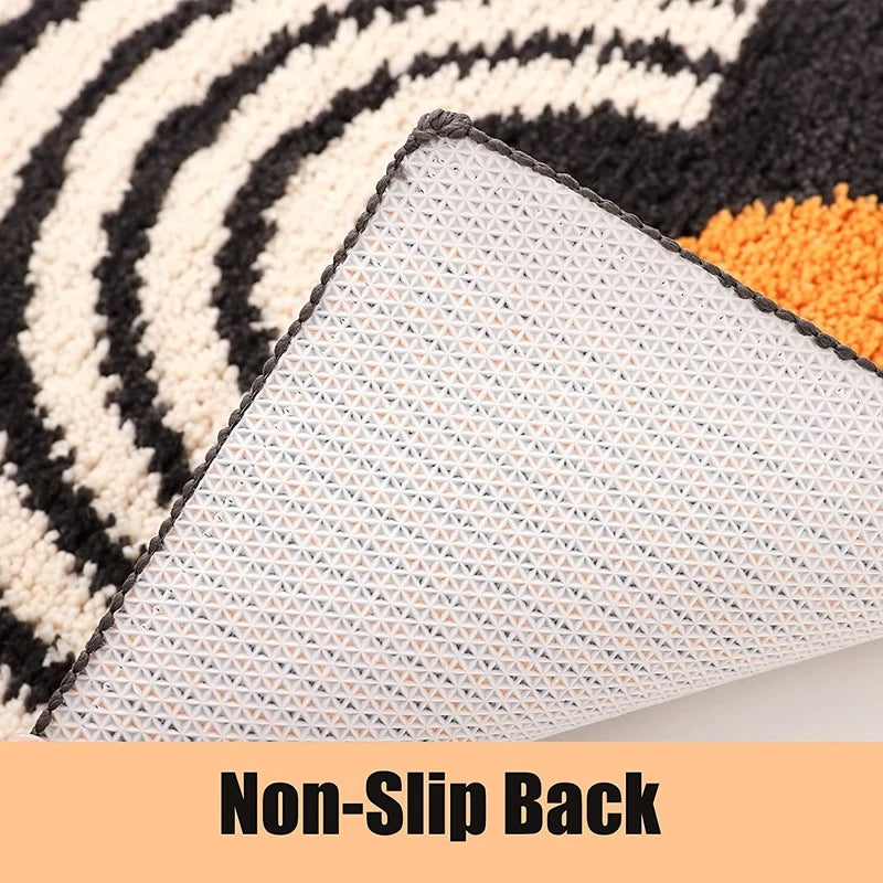 Tapis de Bain Boho Inyahome - Gris Foncé