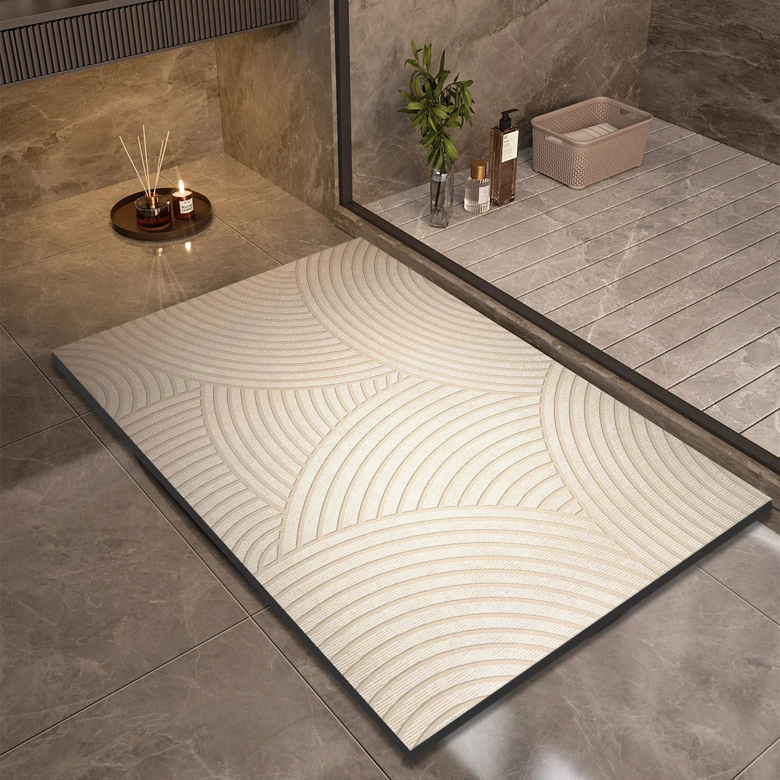 Tapis Salle de Bain Diatomée Modèle 1