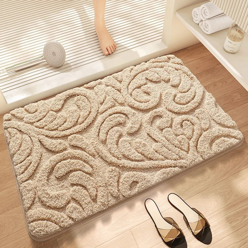 Tapis Salle de Bain Motif Plante C