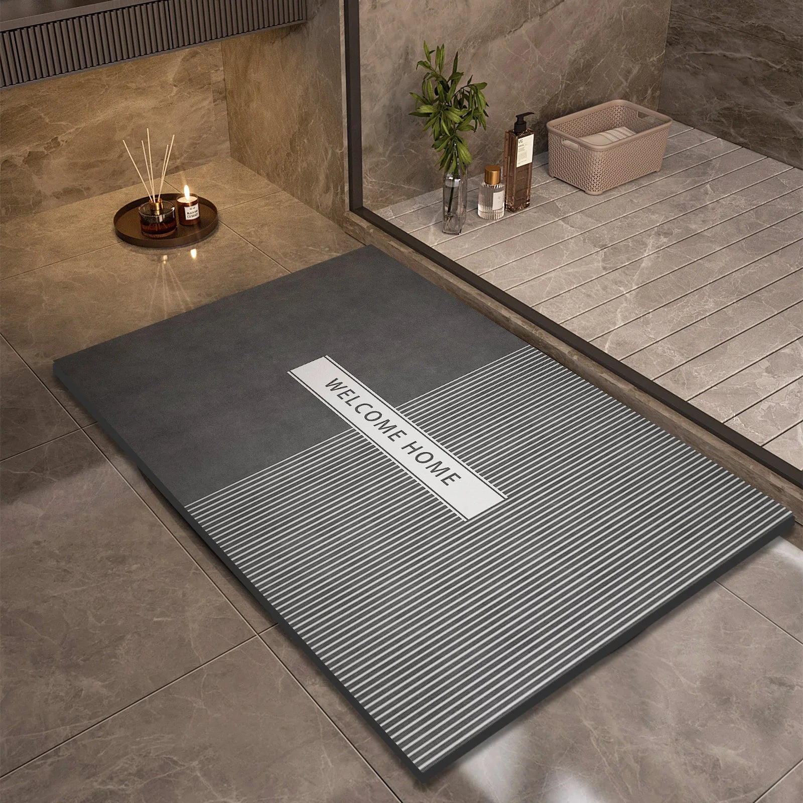 Tapis Salle de Bain Diatomite Modèle 8