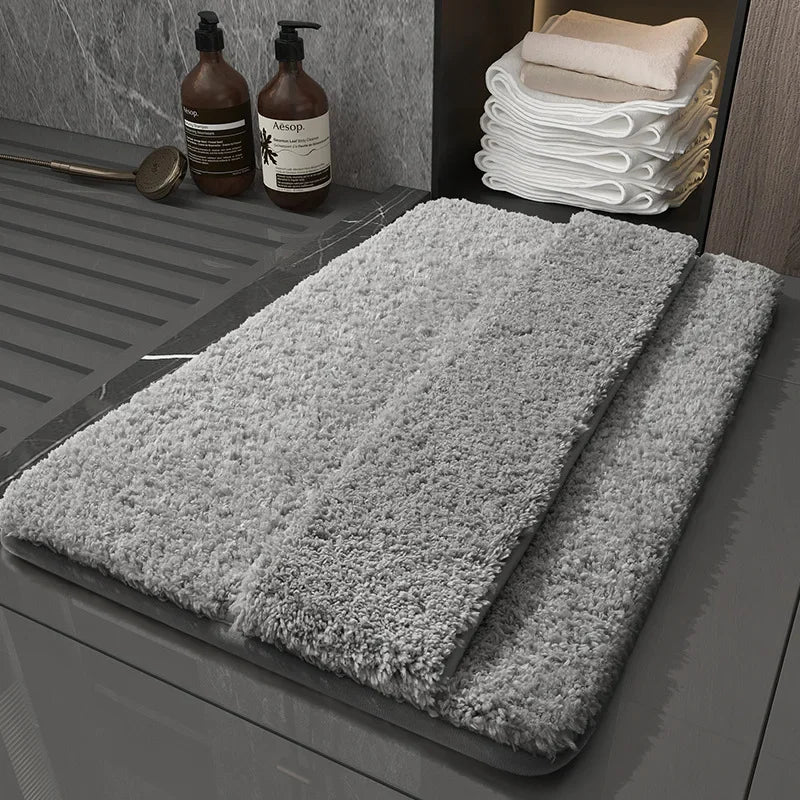 Tapis salle de bain ultra-doux luxe