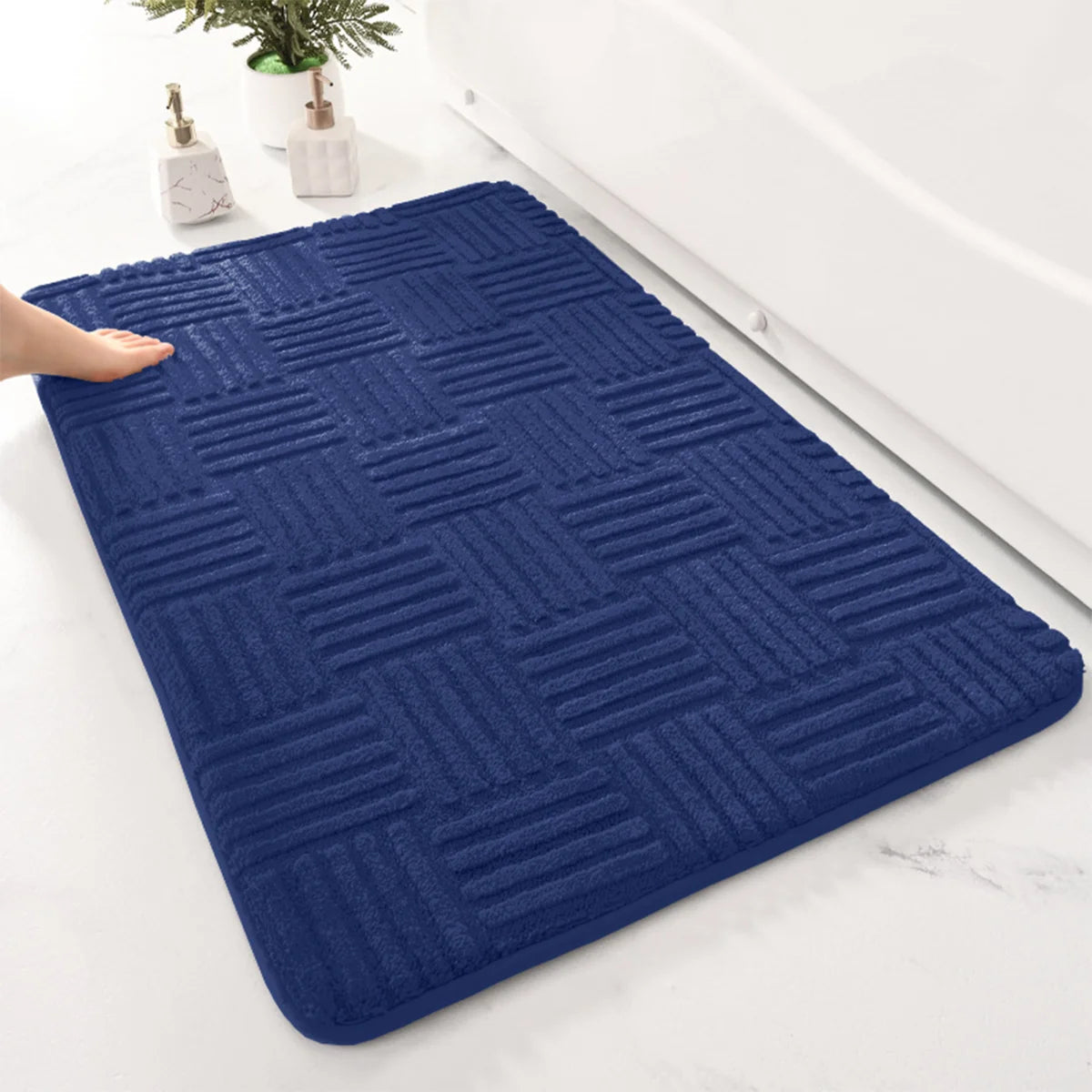 Tapis Salle de Bain Antidérapant Rose