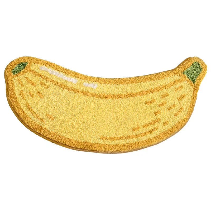Tapis salle de bain fruit doux absorbant luxe