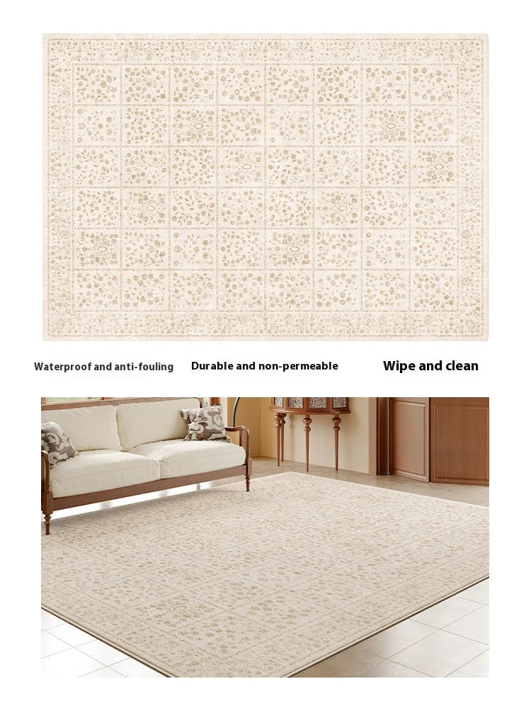 Tapis Salon Rétro Français Modèle 9