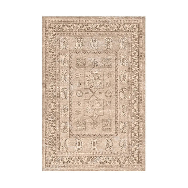 Tapis salon vintage Aubusson luxe