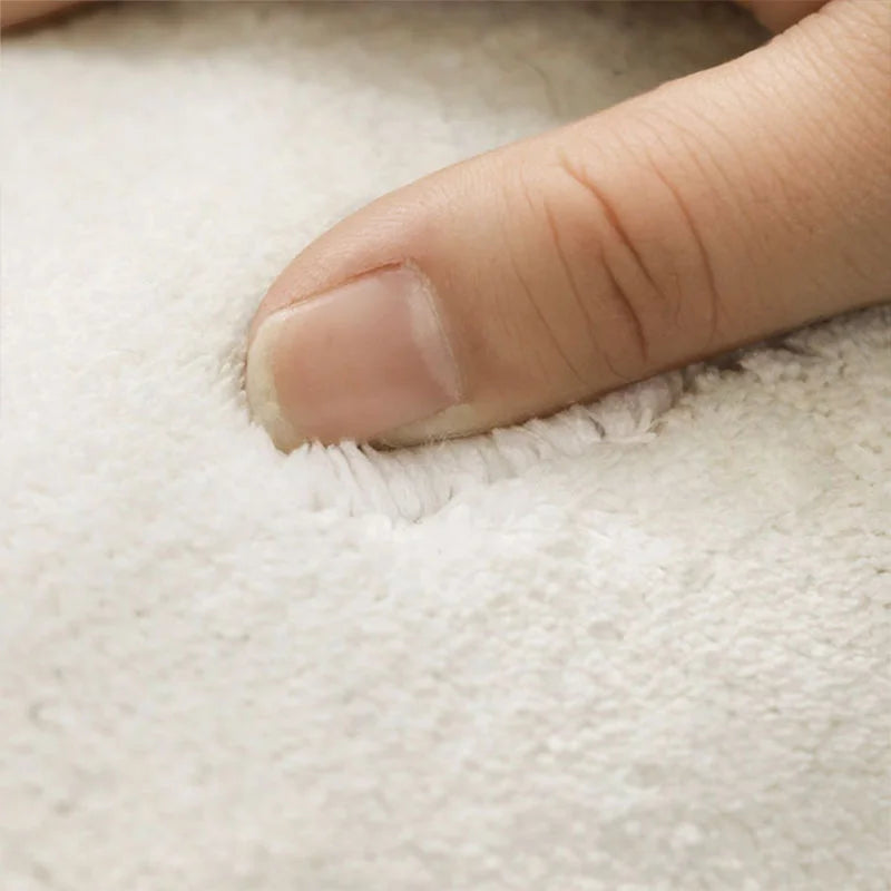 Tapis Crème Épais Modèle 5
