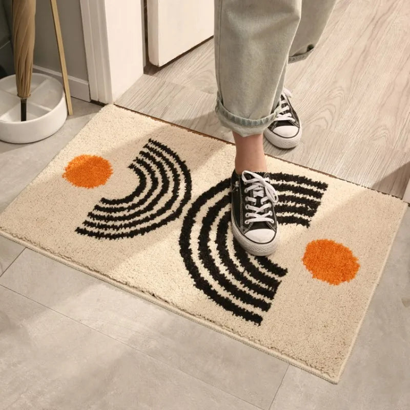 Tapis de Bain Boho Inyahome - Crème