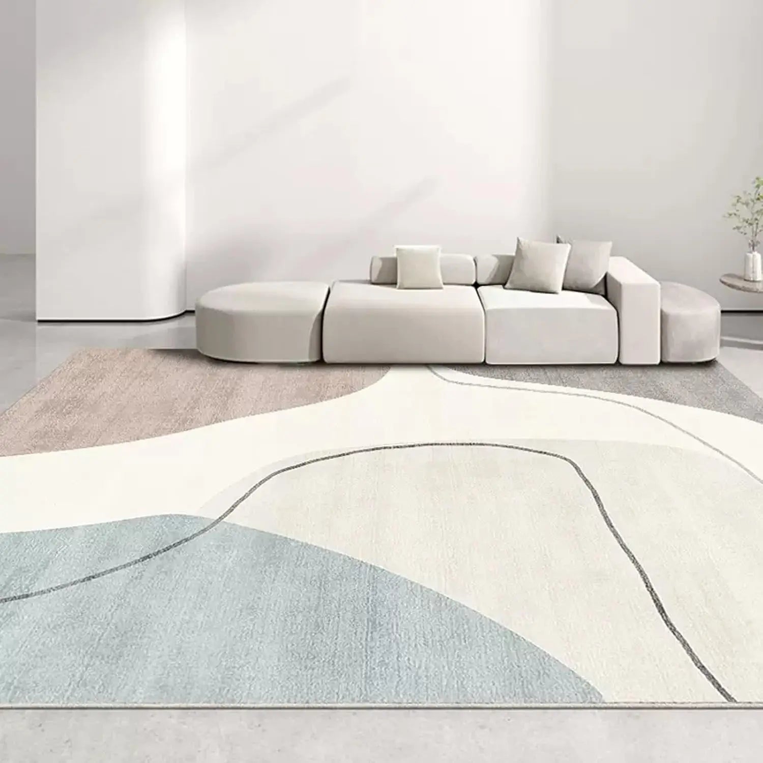 Tapis Salon Minimaliste Modèle 4
