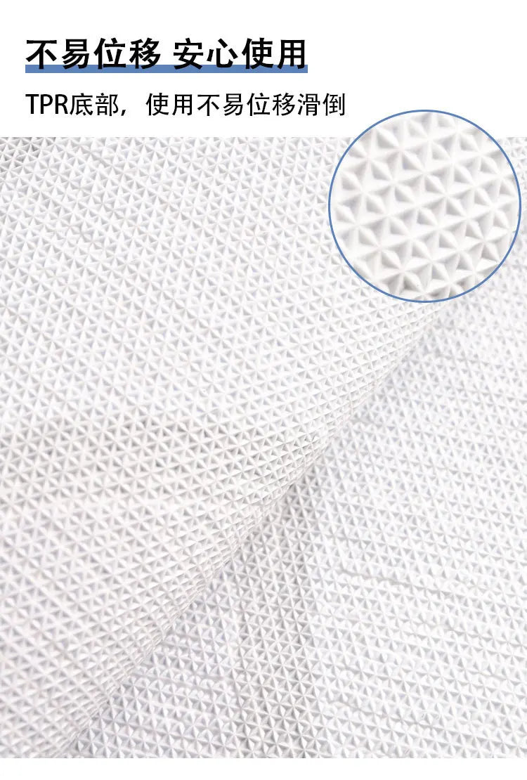 Tapis de Bain Microfibre Ultra-Doux - Bleu