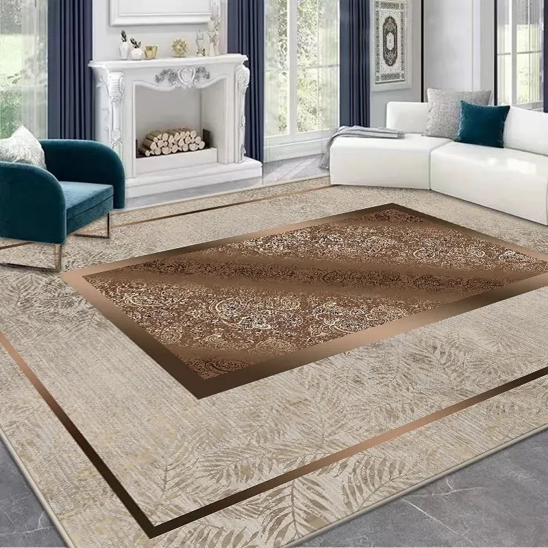 Tapis nordique géométrique luxe doux