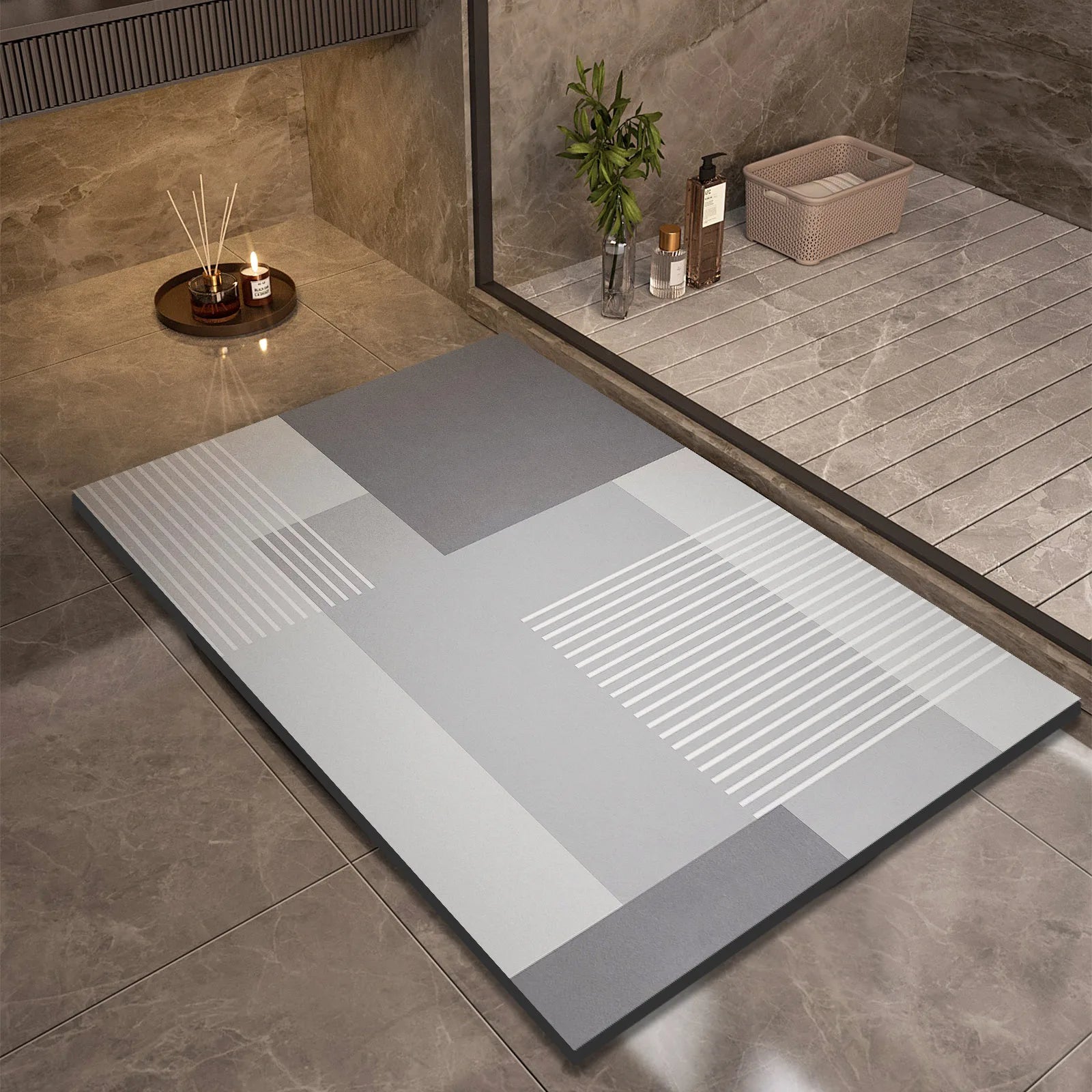 Tapis Salle de Bain Diatomite Modèle 9