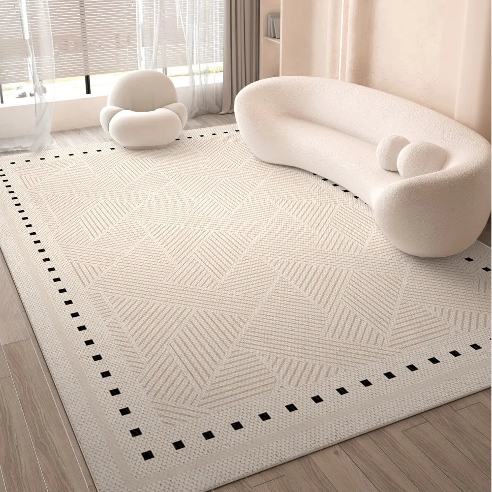 Tapis moderne rayures minimaliste luxe