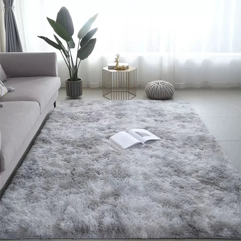 Tapis Salon Uni Kaki