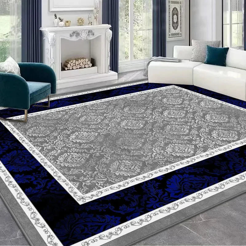 Tapis nordique géométrique luxe doux
