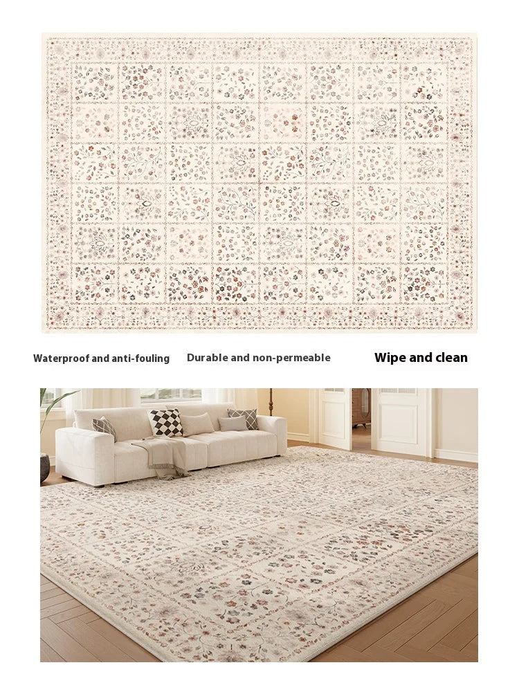 Tapis Salon Rétro Français Modèle 6
