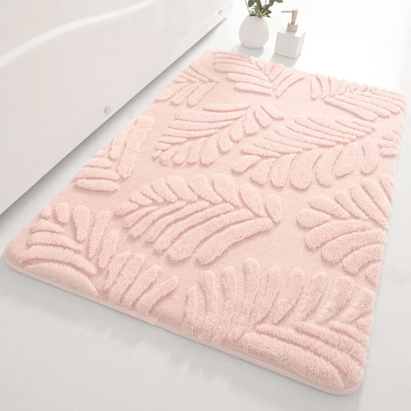 Tapis Salle de Bain Fourrure Café