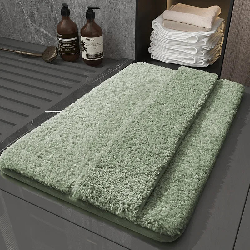 Tapis salle de bain ultra-doux luxe