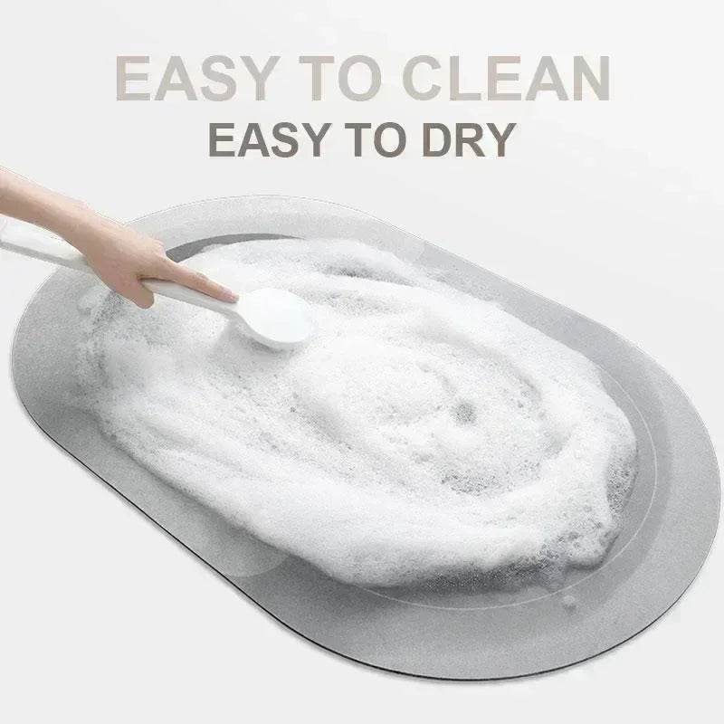 Tapis absorbant anti-dérapant séchage rapide luxe