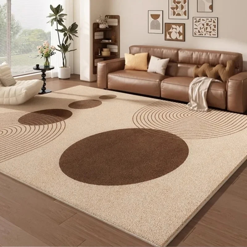 Tapis Salon Crème Light Luxury Modèle 2