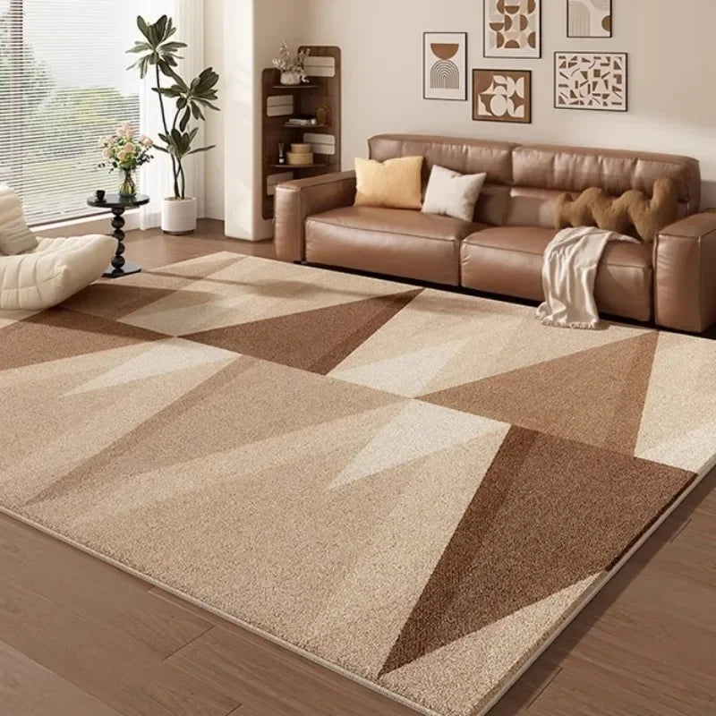Tapis Salon Crème Light Luxury Modèle 4
