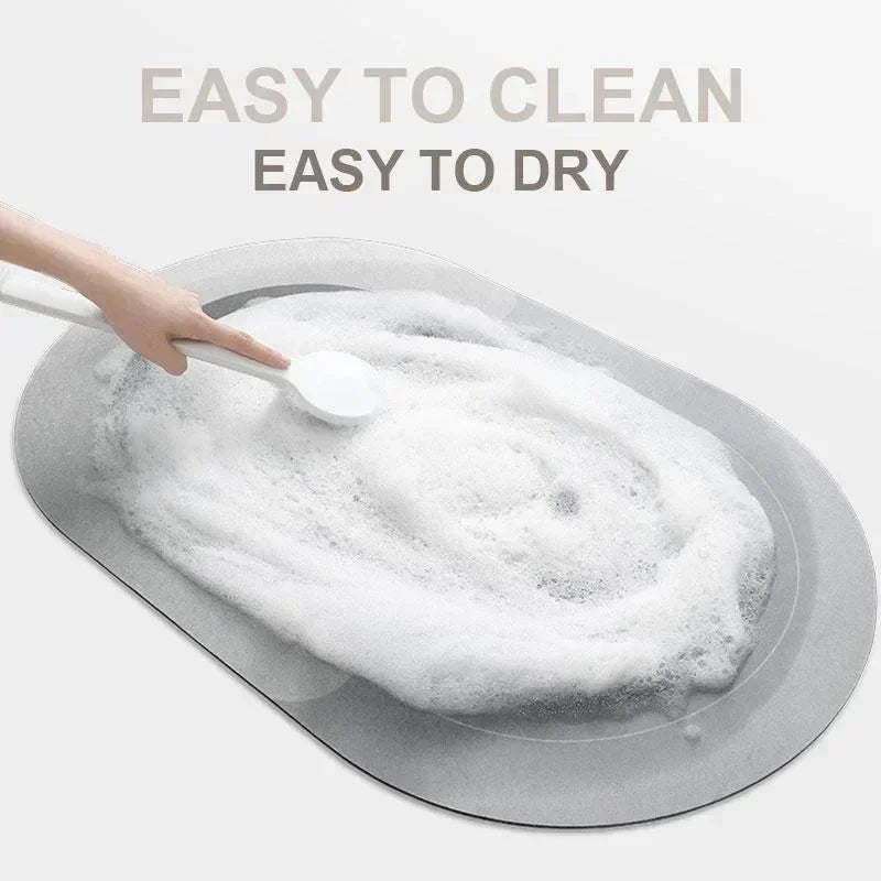 Tapis absorbant ultra-doux antidérapant