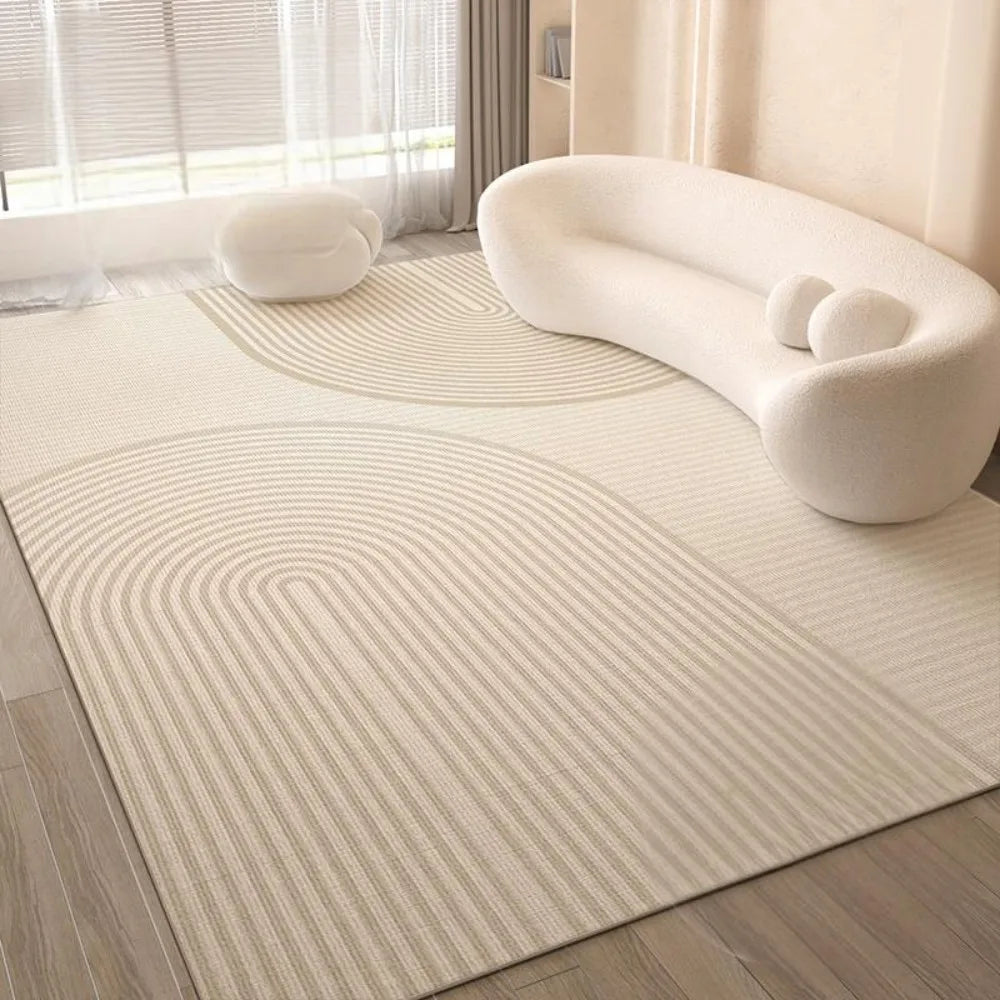 Tapis moderne rayures minimaliste luxe