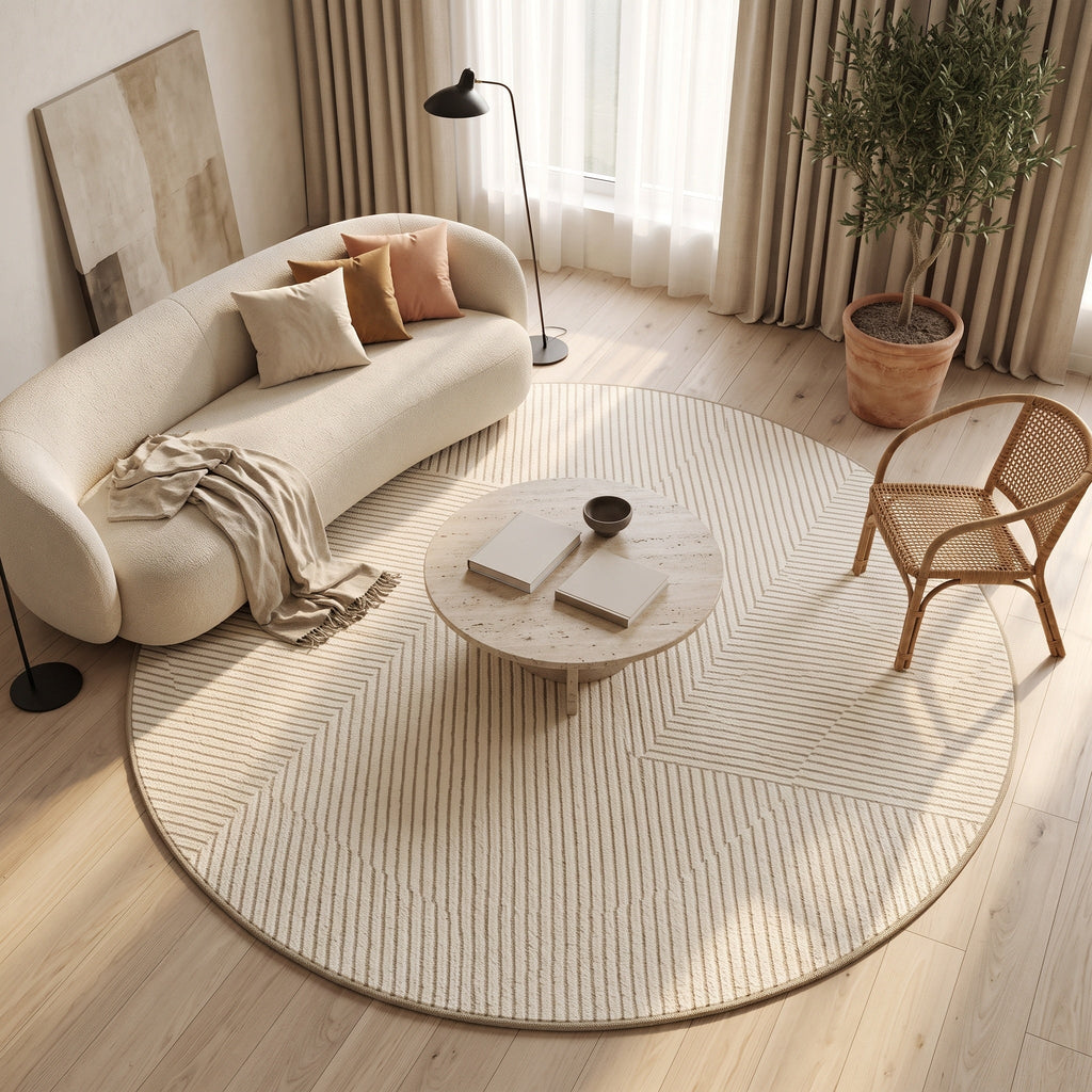 Tapis Agathe N°13 en situation, vue en plongée