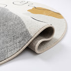 Détail du bord et de l'envers, coloris Beige