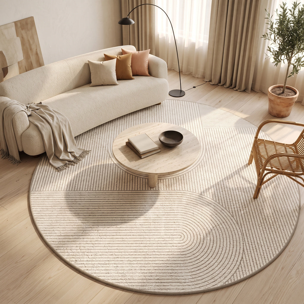 Tapis Agathe N°3 en situation, vue en plongée