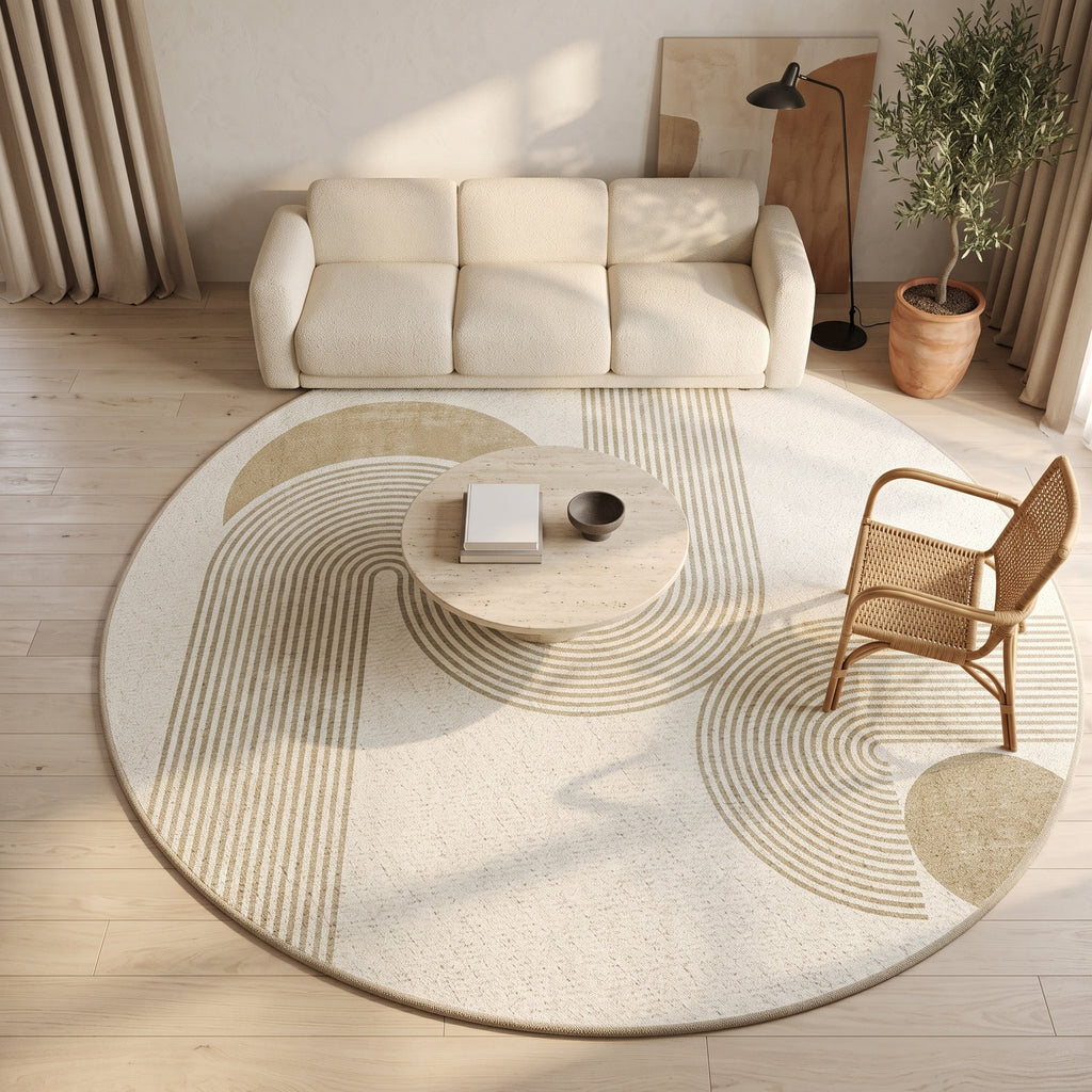 Tapis Agathe N°6 en situation, vue en plongée