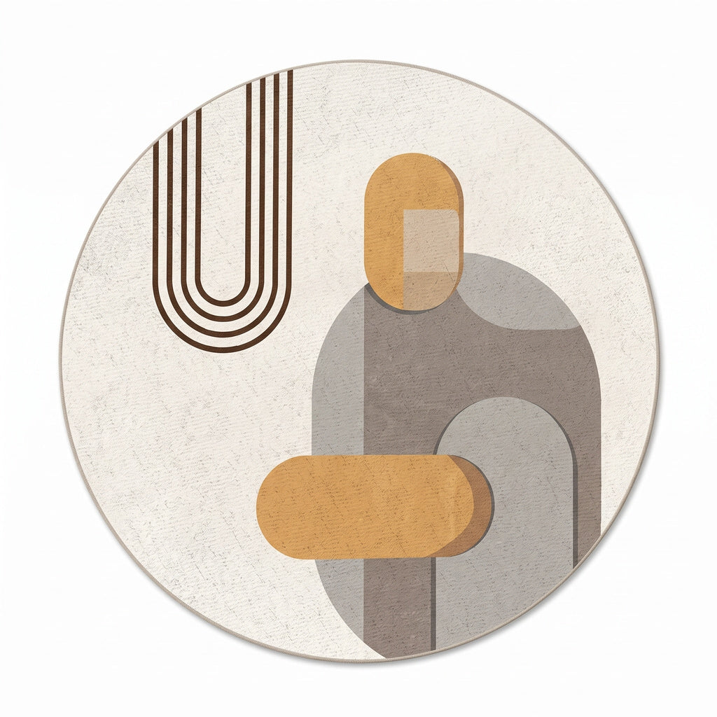 Tapis Agathe N°9 vu du dessus