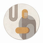Tapis Agathe N°9 vu du dessus