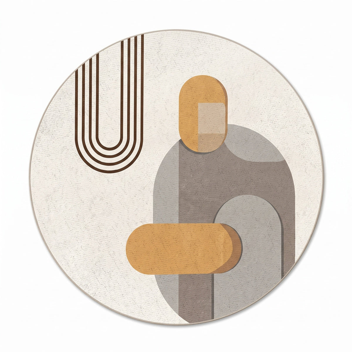 Tapis Agathe N°9 vu du dessus