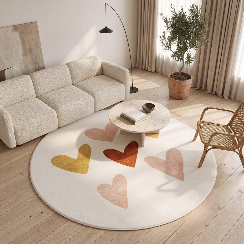 Tapis Alix N°6 en situation, vue en plongée
