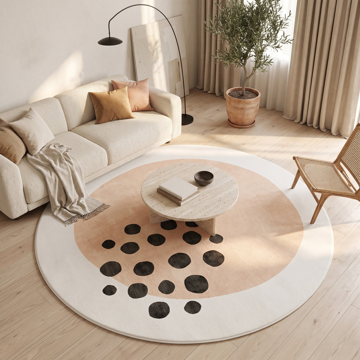 Tapis Alix N°7 en situation, vue en plongée