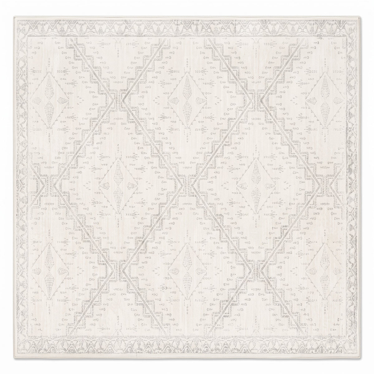 Tapis Persan Rétro Français Anouk N°3 vu du dessus