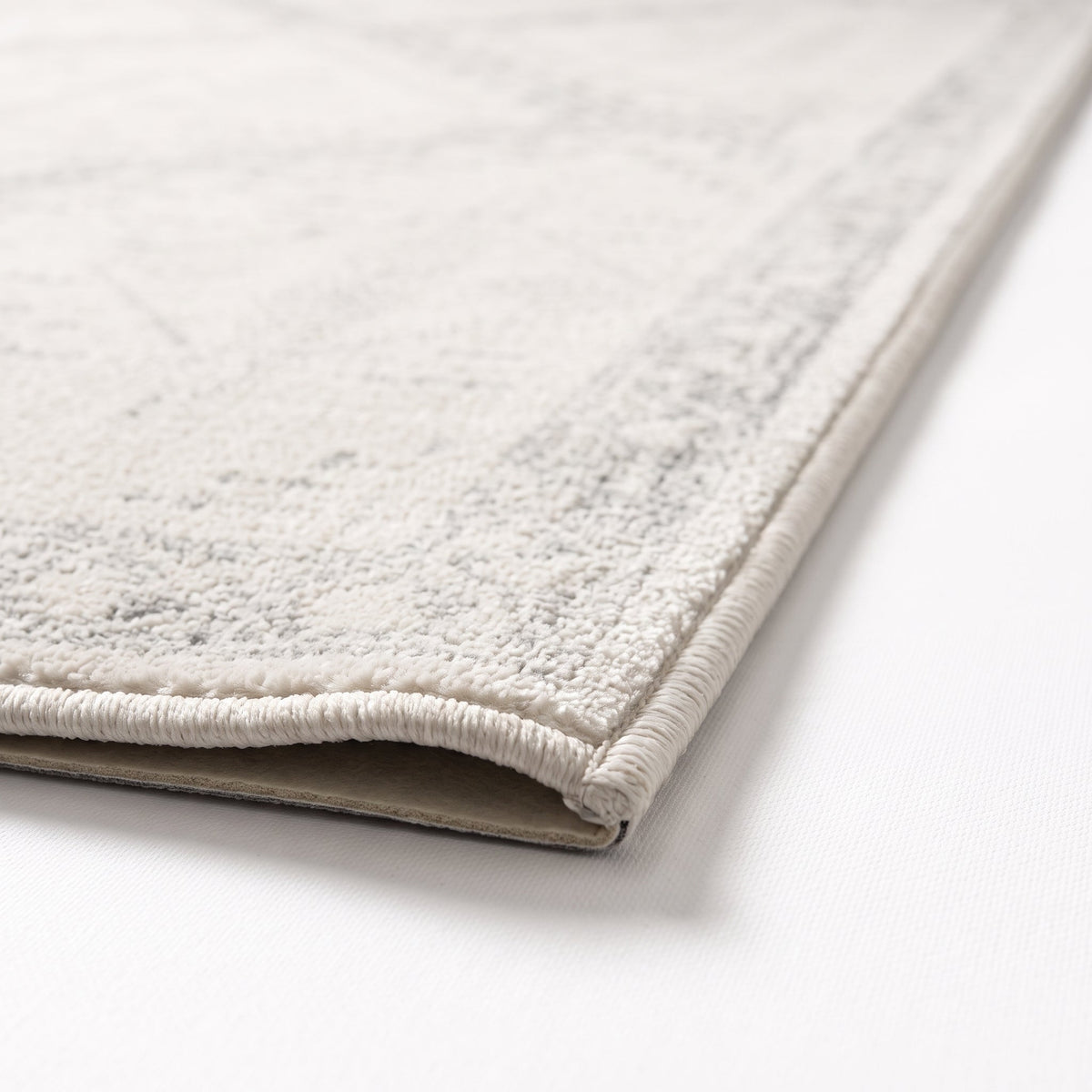 Détail du bord et de l'envers antidérapant, coloris crème beige