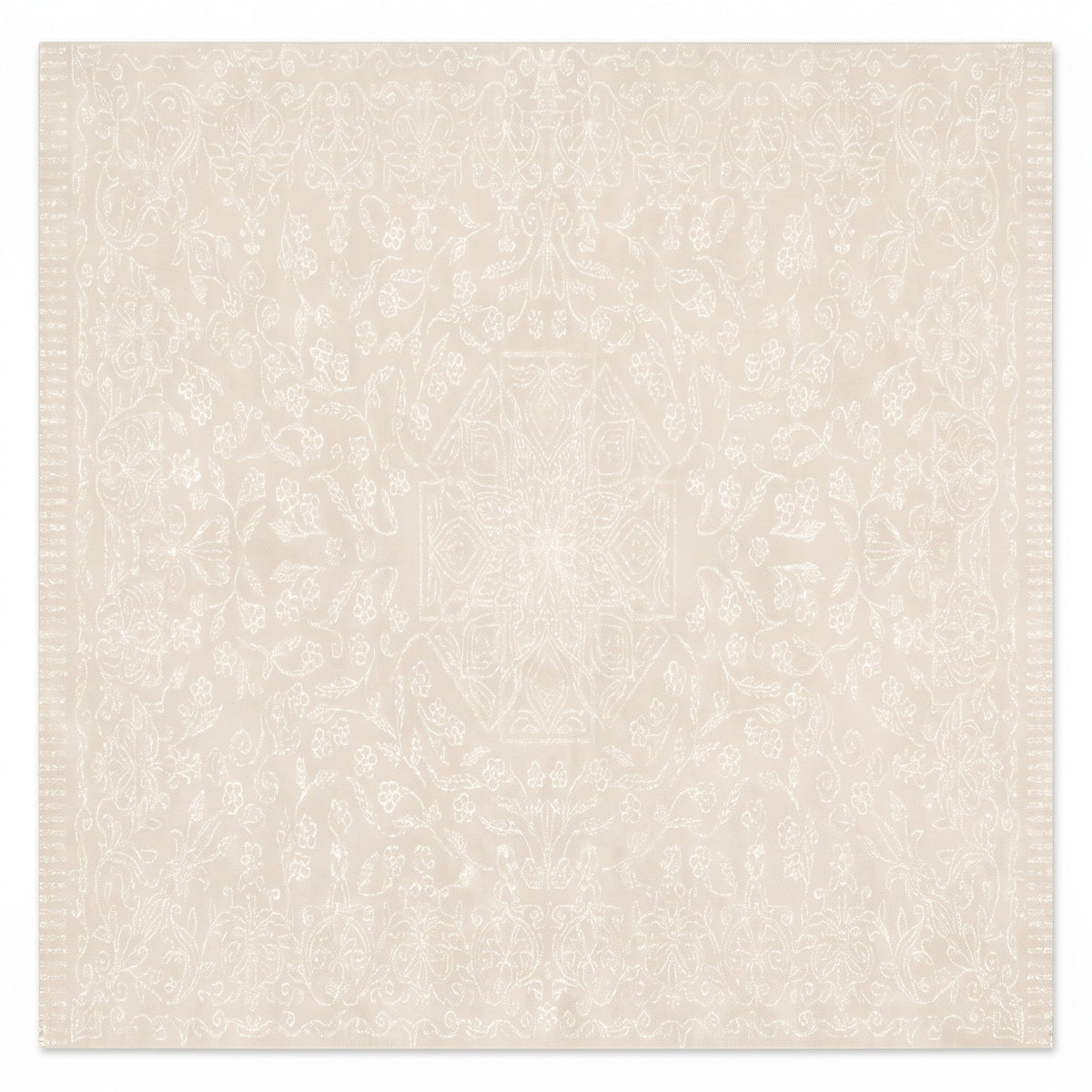 Tapis Persan Rétro Français Anouk N°8 vu du dessus