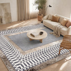 Tapis Aubin N°1 en situation, vue en plongée