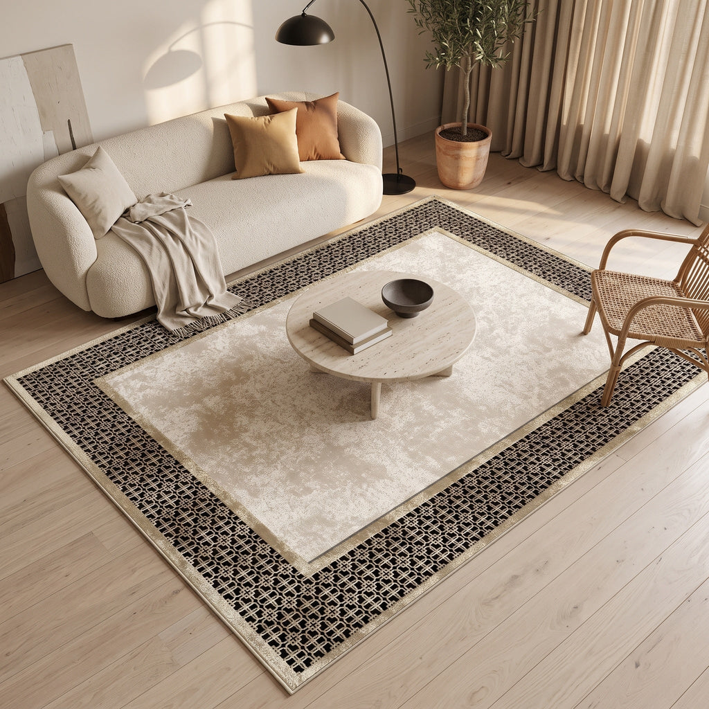 Tapis Aubin N°6 en situation, vue en plongée
