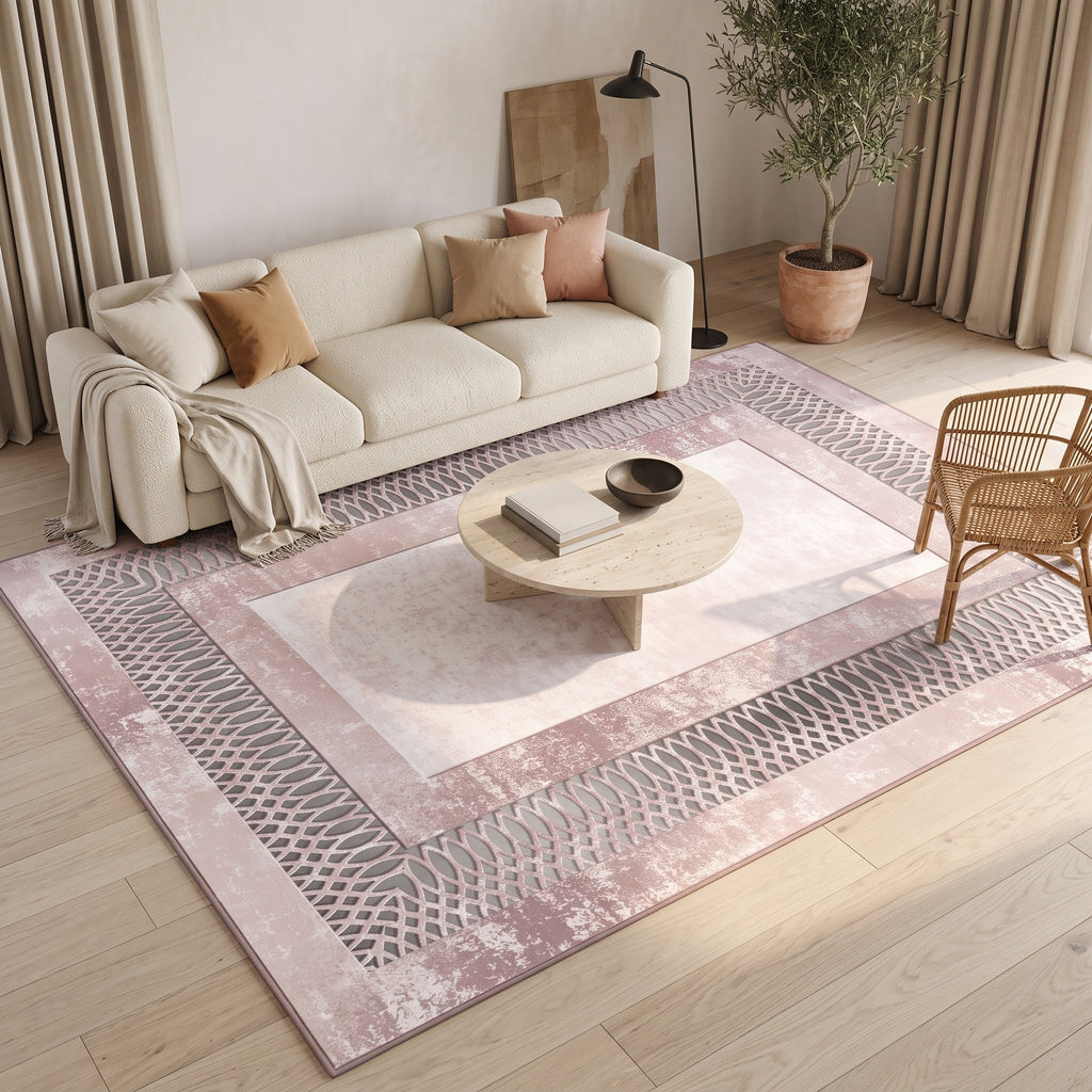 Tapis Aubin N°9 en situation, vue en plongée