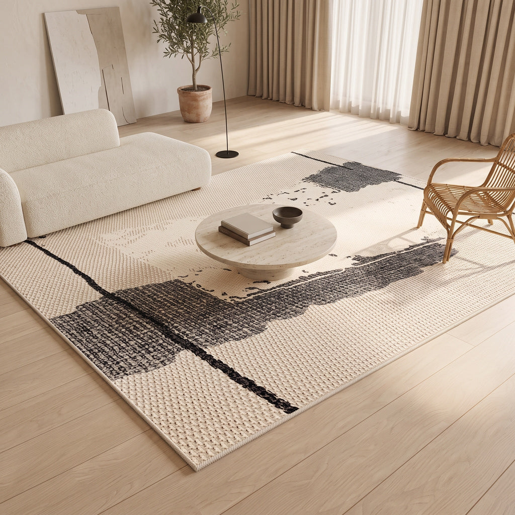 Tapis Bérénice N°2 en situation, vue en plongée