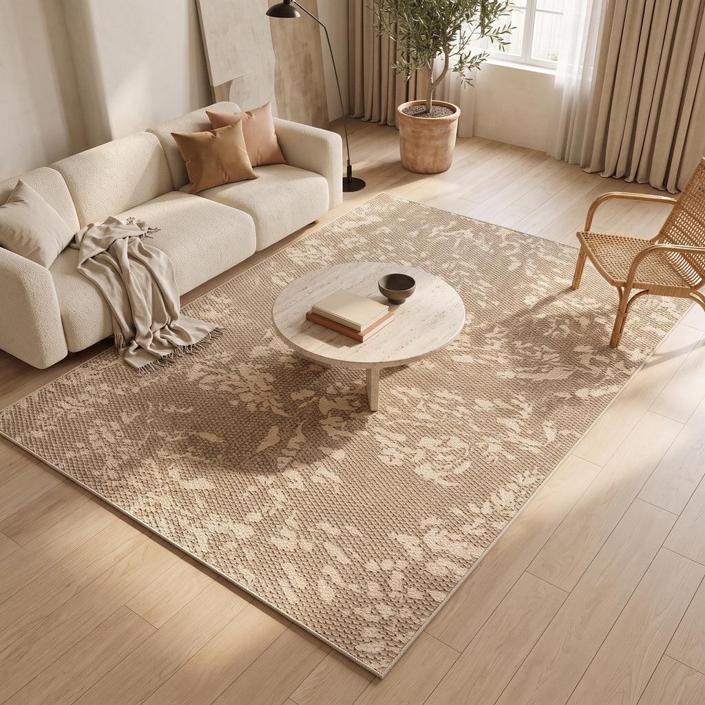 Tapis Bérénice N°4 en situation, vue en plongée