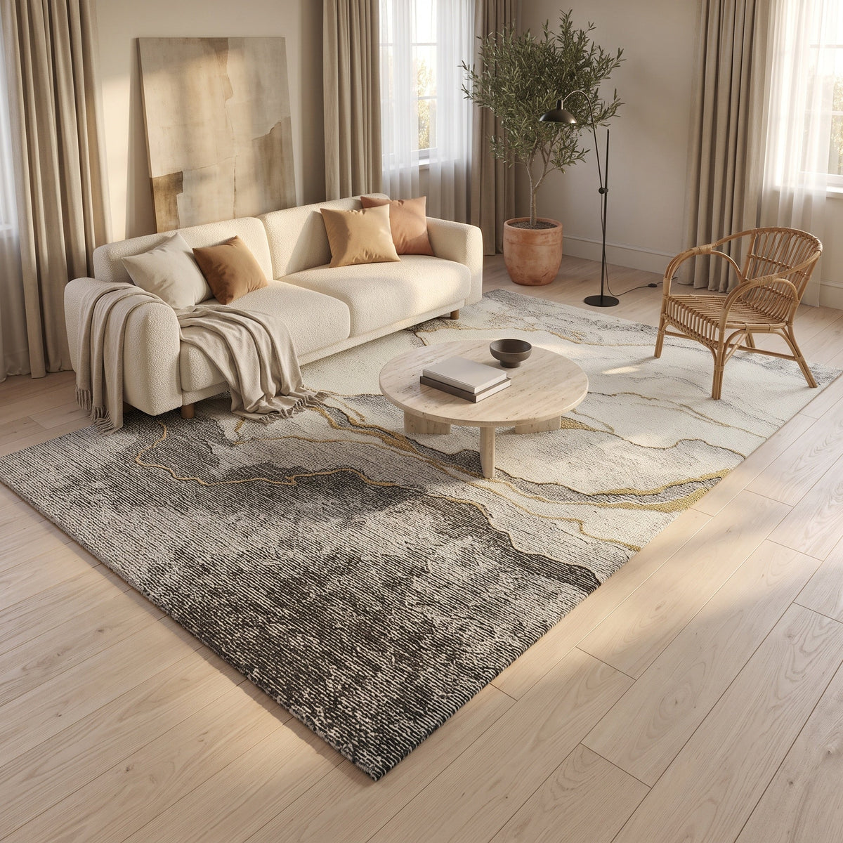 Tapis Capucine N°1 en situation